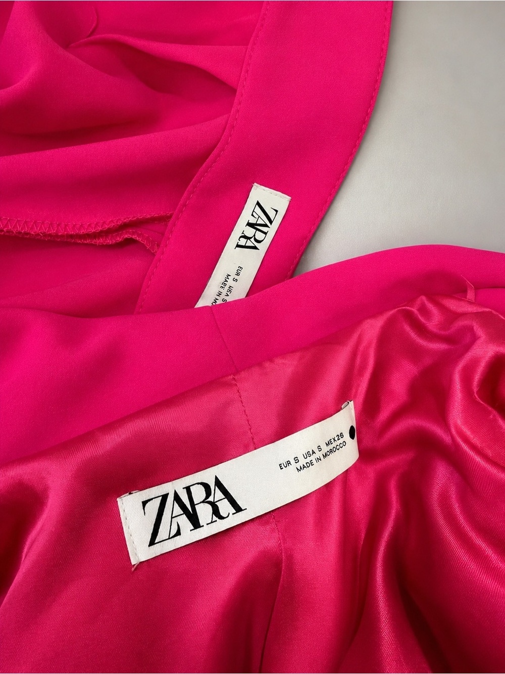 Zara Hot Pink Tailored Blazer & Pants Suit Set – Size S - Picture 5 of 5
